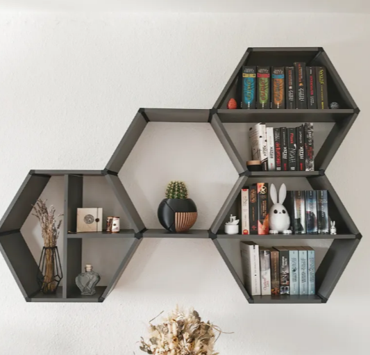 Hex Shelf – Modular Wall System