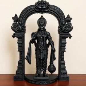 3D-printed Lord Hanuman in a blessing pos