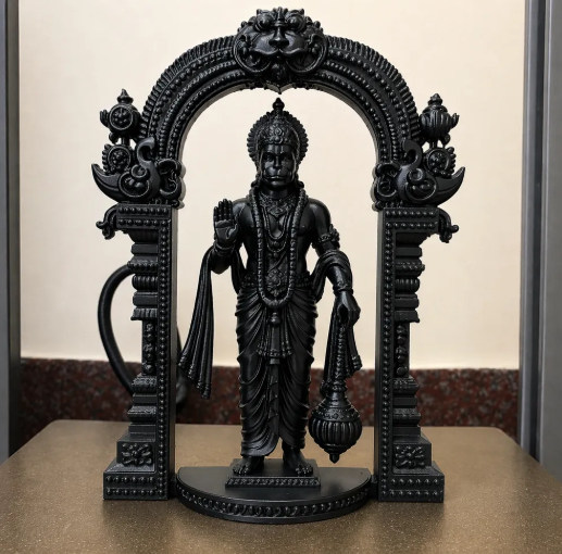 3D-printed Lord Hanuman in a blessing pos - Image 2
